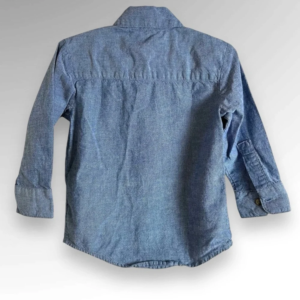 Carter’s long sleeve denim shirt and pant set bundle size 2T